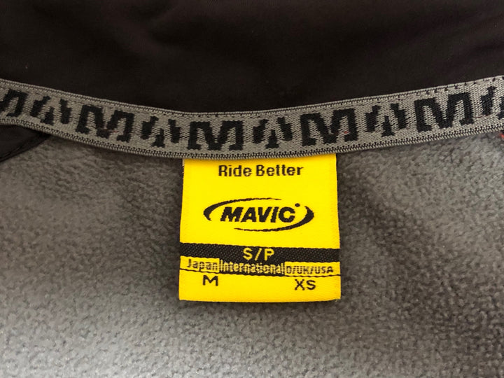 KM223 マヴィック MAVIC 長袖 サイクルジャケット 赤 M 裏起毛