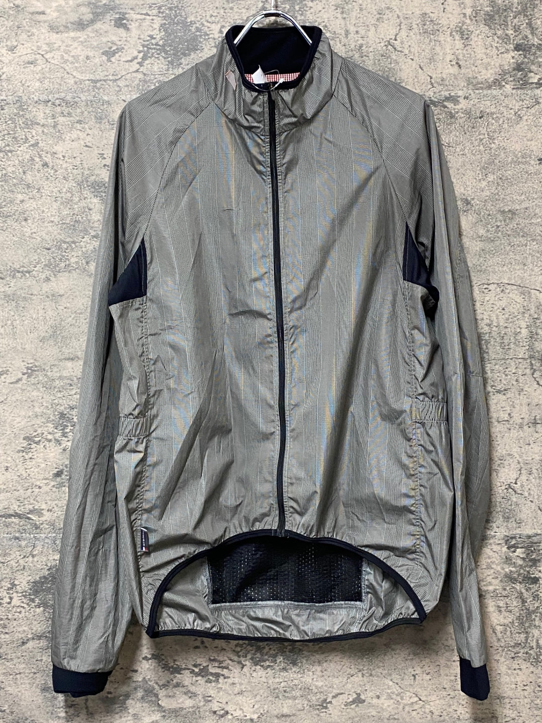 KM924 カフェドシクリステ cafe du cycliste Madeleine Jacket 長袖 ウィンドブレーカー 黒グレー XL