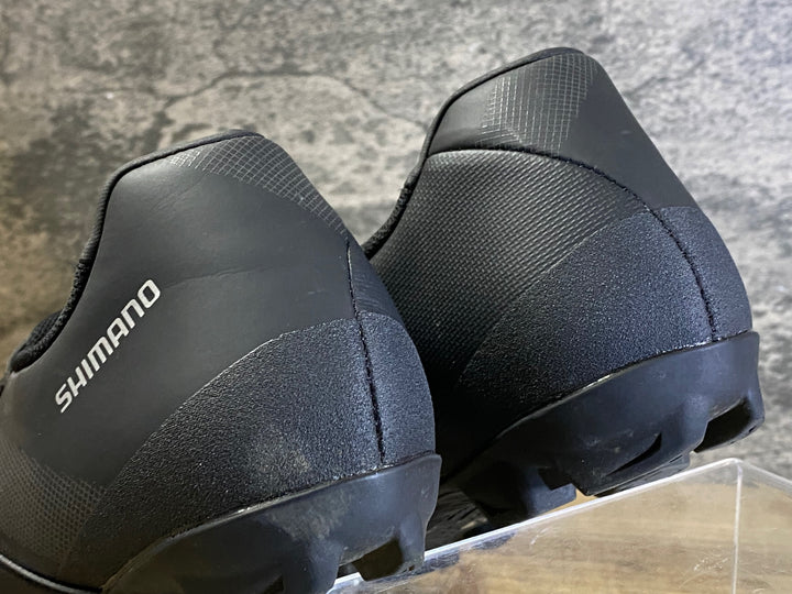 JU137 シマノ SHIMANO XC3 SHXC300M L01 E ビンディングシューズ SPD EU44 2穴 黒