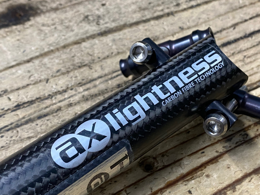 KI417 AX Lightness EUROPA Basic カーボンシートポスト 220mm Φ27.2