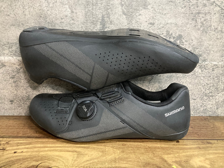 JZ983 シマノ SHIMANO RC3 SH-RC300M ビンディングシューズ 黒 EU43