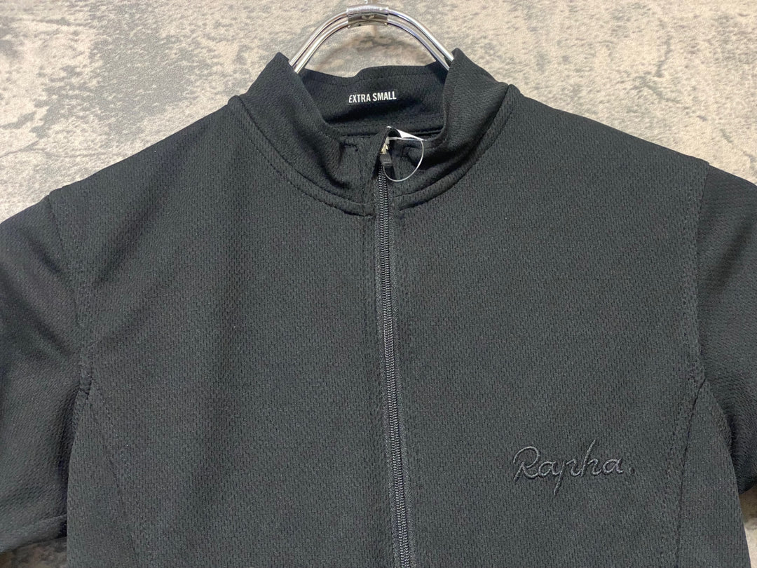 KM911 ラファ Rapha LIGHTWEGHT JERSEY 半袖 サイクルジャージ 黒 XS