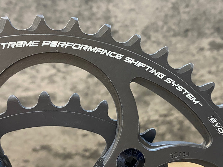 KM362 カンパニョーロ CAMPAGNOLO レコード RECORD FC12-RE040C クランクセット 5ARM 170mm 50/34T クランクボルト欠品