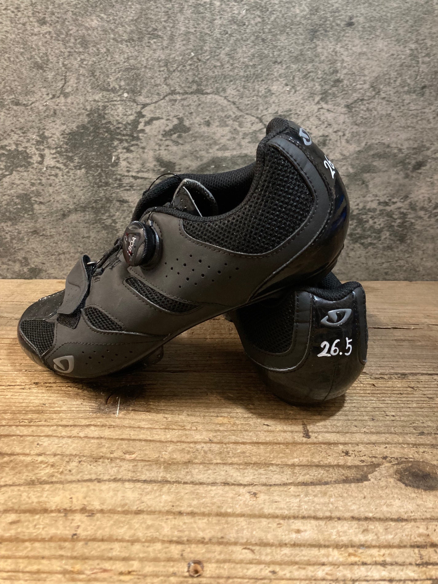 KG388 ジロ GIRO SAVIX ビンディングシューズ 黒 SPD EU43 ペン字あり