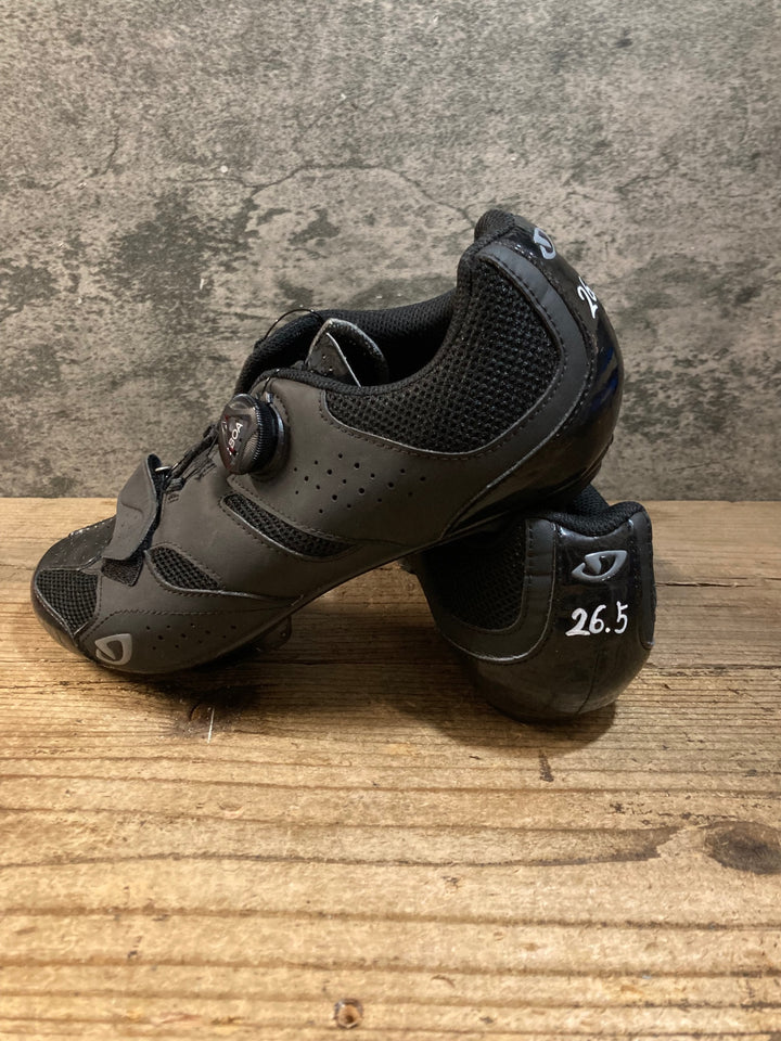 KG388 ジロ GIRO SAVIX ビンディングシューズ 黒 SPD EU43 ペン字あり