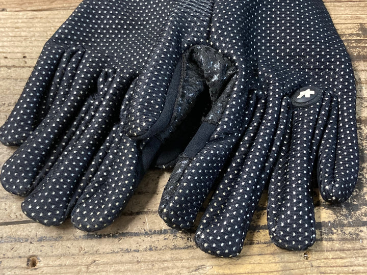 KF510 アソス assos early winter 長指 グローブ 黒 裏起毛 S