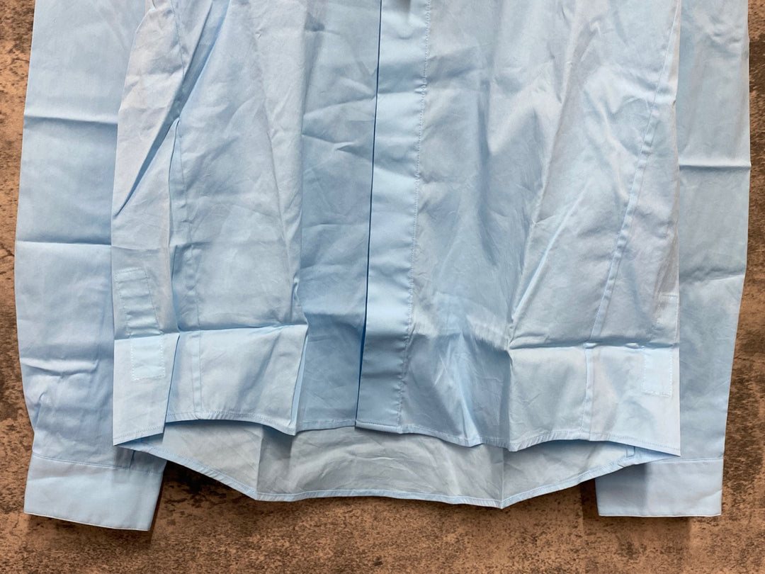 KD500 ラファ Rapha POPLIN SHIRT 長袖 シャツ 水色 M