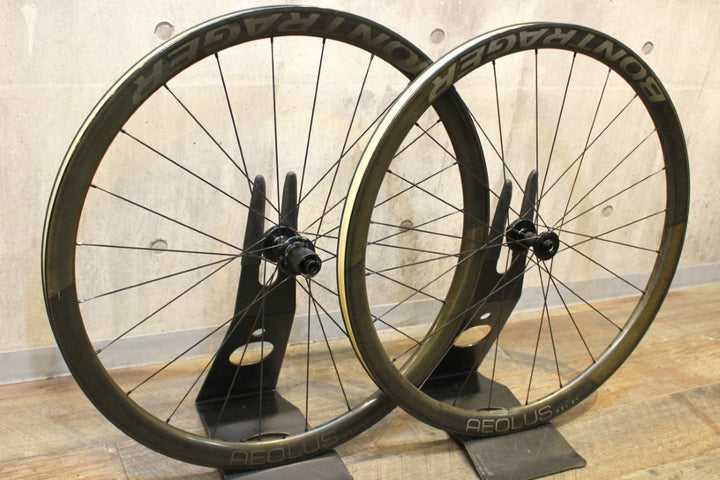 ボントレガー BONTRAGER アイオロス AEOLUS RSL 37 TLR カーボン チューブレス ホイールセット シマノ12S/11S 【名古屋店】