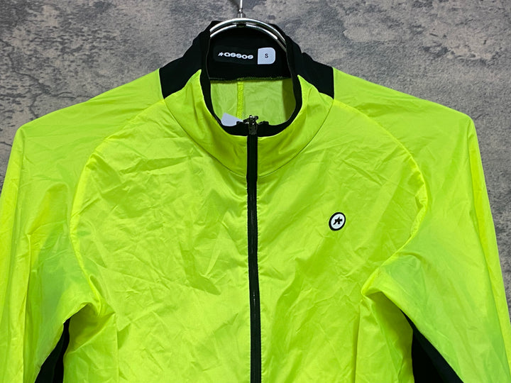 KP159 アソス ASSOS MILLE WIND JACKET C2 長袖 ウィンドブレーカー 黃 S