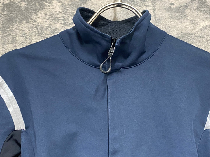 JZ100 カステリ CASTELLI ROSSO CORSA perfetto 長袖 サイクルジャケット 紺 XS GORE-TEX INFINIUM