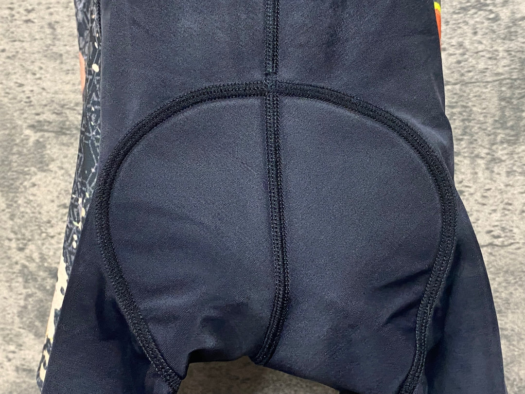 JR206 パンダーニ pandani ビブショーツ 黒オレンジ M 擦れあり