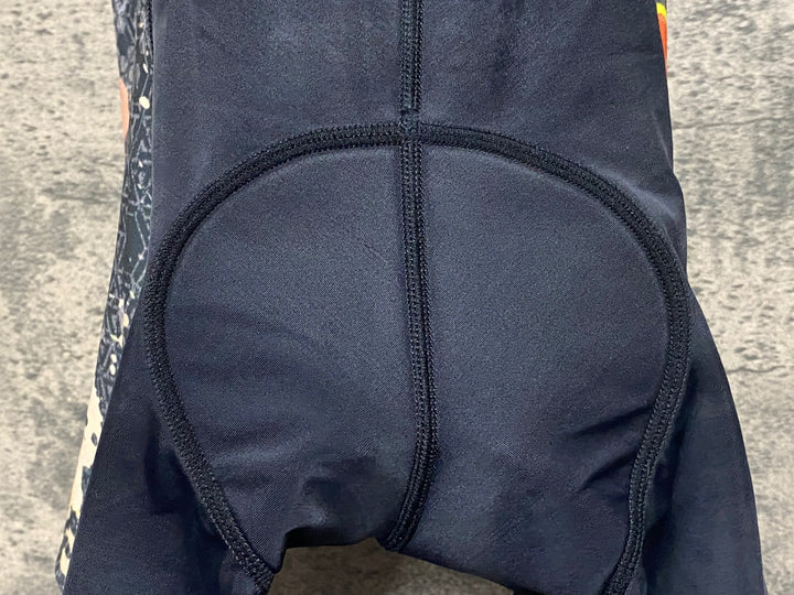 JR206 パンダーニ pandani ビブショーツ 黒オレンジ M 擦れあり