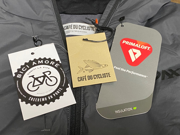 KQ677 カフェドシクリステ Cafe du Cycliste audax ZELIE 長袖 サイクルジャケット グレー S