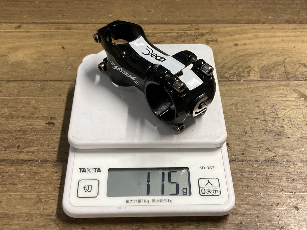 KP067 デダ Deda ZERO 1 アルミステム 黒 Φ31.7 OS 60mm