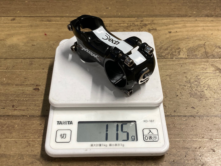 KP067 デダ Deda ZERO 1 アルミステム 黒 Φ31.7 OS 60mm