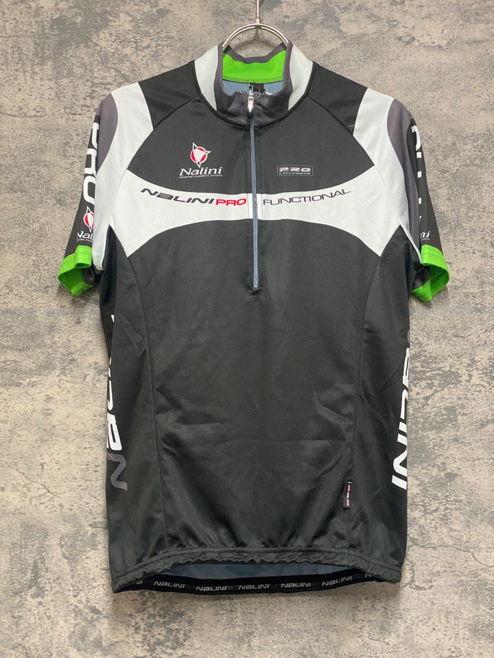 JS581 ナリーニ Nalini pro 半袖 サイクルジャージ 黒 L