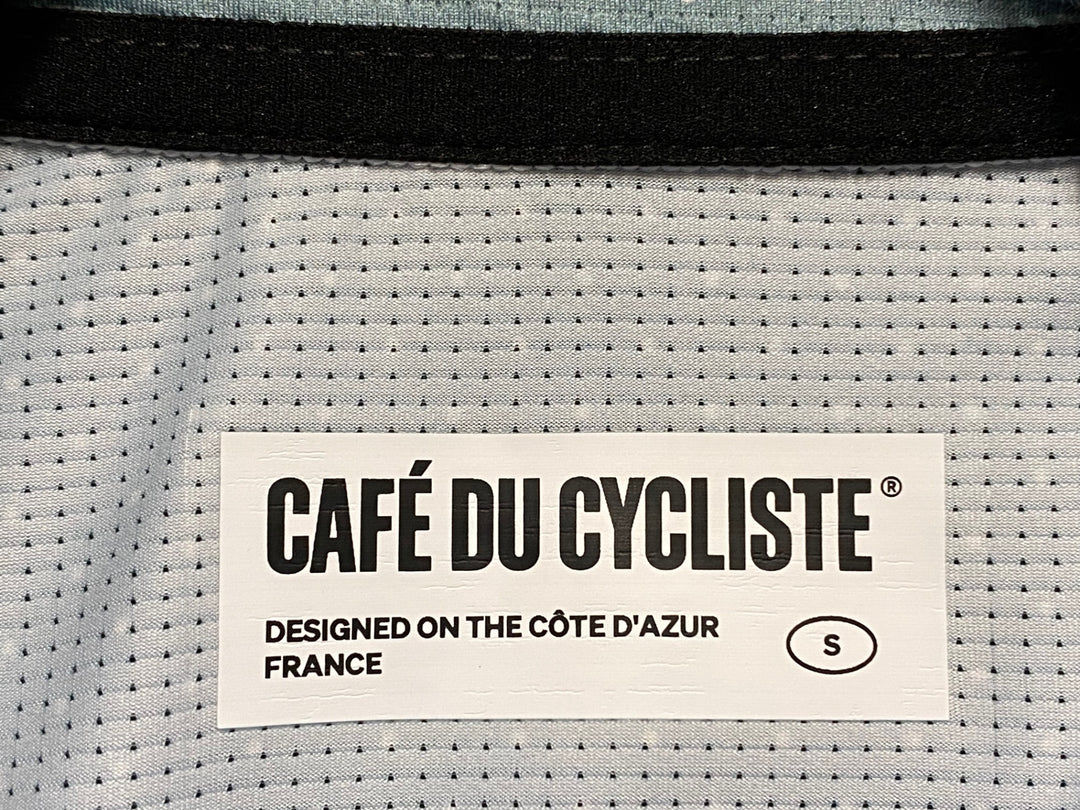 KS221 カフェドシクリステ cafe du cycliste FLEURETTE 半袖 サイクルジャージ 青 S