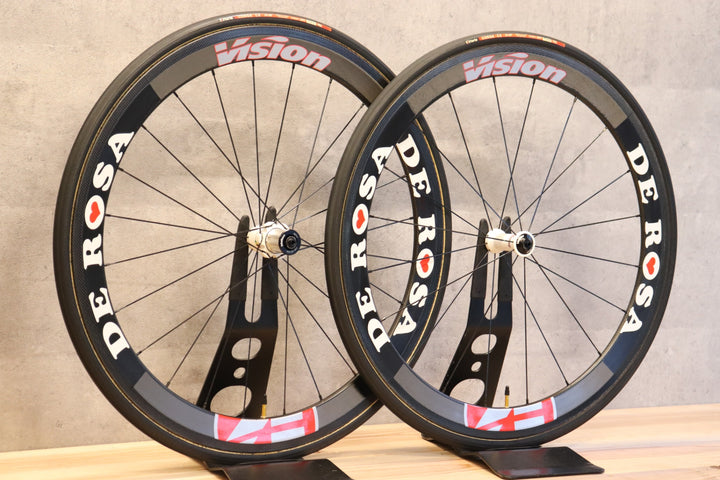 ヴィジョン VISION メトロン METRON デローザ DE ROSA TU カーボン チューブラー ホイールセット カンパニョーロ11/12S 【さいたま浦和店】