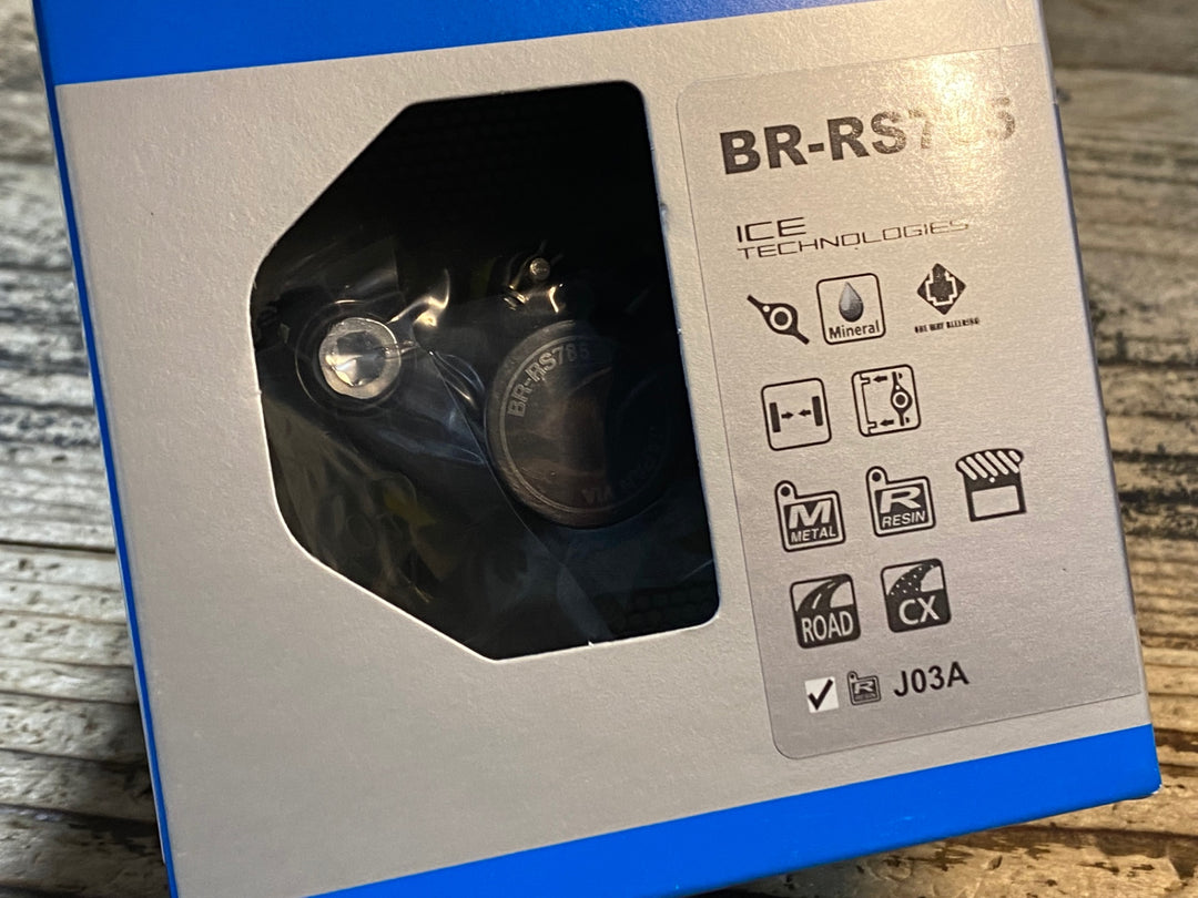 JU374 シマノ SHIMANO BR-RS785 油圧ディスクブレーキキャリパー 前後セット ポストマウント 未使用