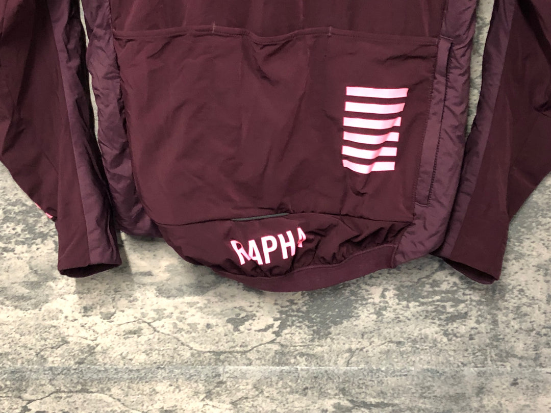 JF772 ラファ Rapha PRO TEAM INSULATED JACKET 長袖 サイクルジャケット 赤 XS