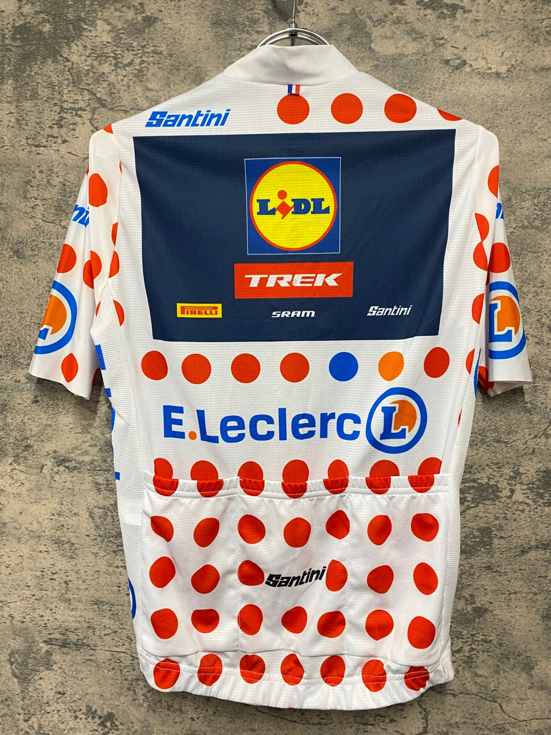 KG994 サンティーニ Santini 半袖 サイクルジャージ ツールドフランス リドル トレック XS