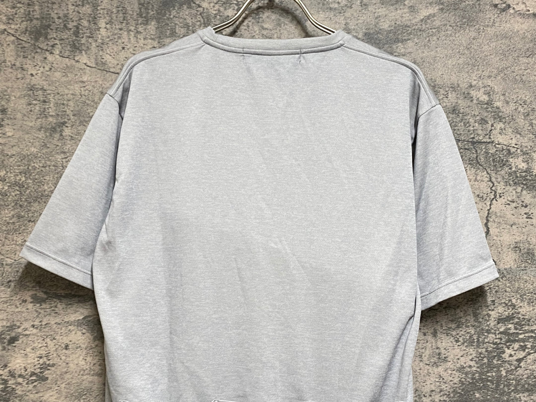 JN789 リオンドカペルミュール Lion de KAPELMUUR 半袖 ドライTシャツ 背ポケット付き グレー L