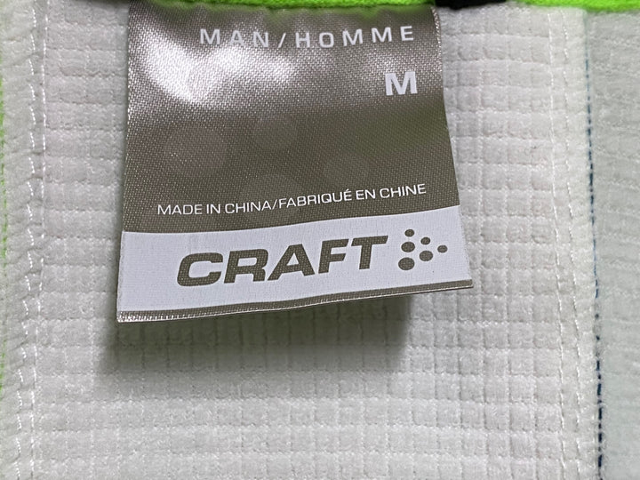 JS991 クラフト CRAFT 長袖 サイクルジャケット 黄緑 黒 M 裏起毛