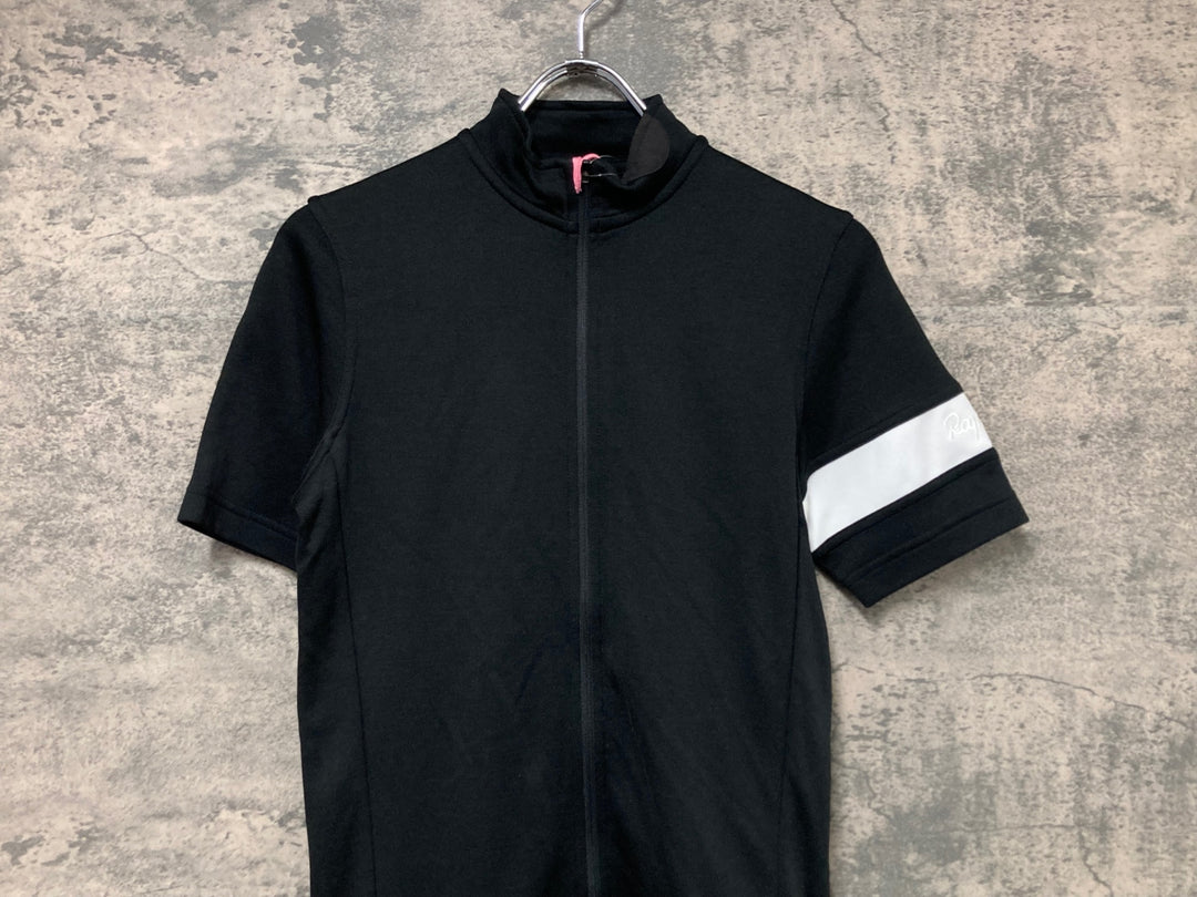 JS833 ラファ Rapha CLASSIC JERSEY 半袖 サイクルジャージ 黒 S