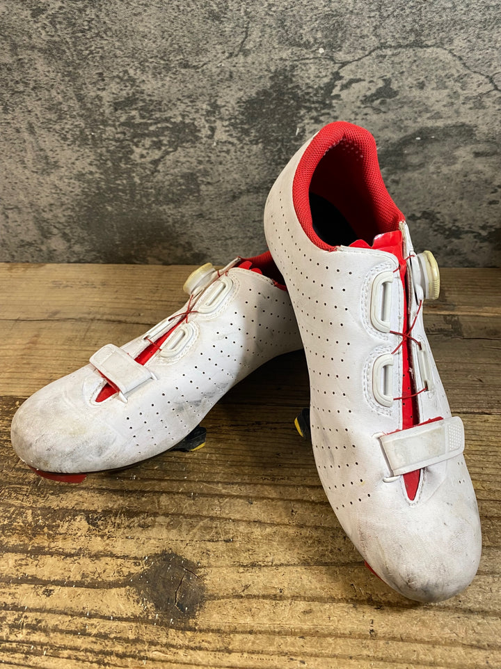 KH882 フィジーク fizik TEMPO R5 OVERCURVE SHOES ビンディングシューズ 白 EU41