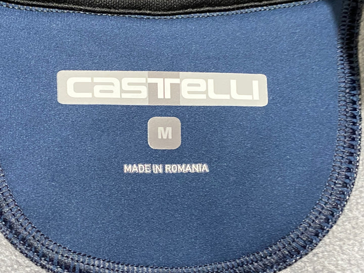JO714 カステリ CASTELLI 長袖 サイクルジャケット 紺 M 裏起毛 GORE-TEX INFINIUM