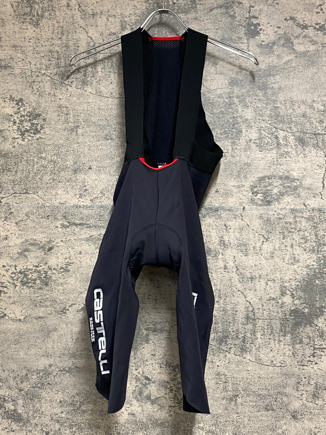 KF643 カステリ CASTELLI ビブタイツ 黒 S 裏起毛