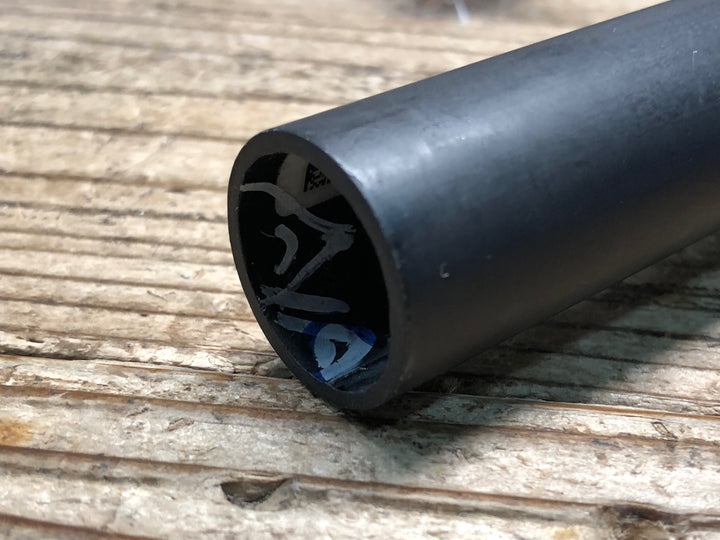 JK923 スペシャライズド SPECIALIZED S-WORKS カーボン シートポスト 27.2mm alloy rail ※レール固定部非純正、カット済み、凹みのためジャンク