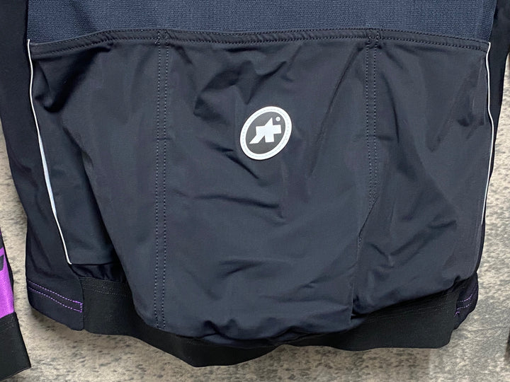 JU885 アソス ASSOS UMA GT SPRING FALL JACKET 長袖 サイクルジャケット パープル S 裏起毛 レディース