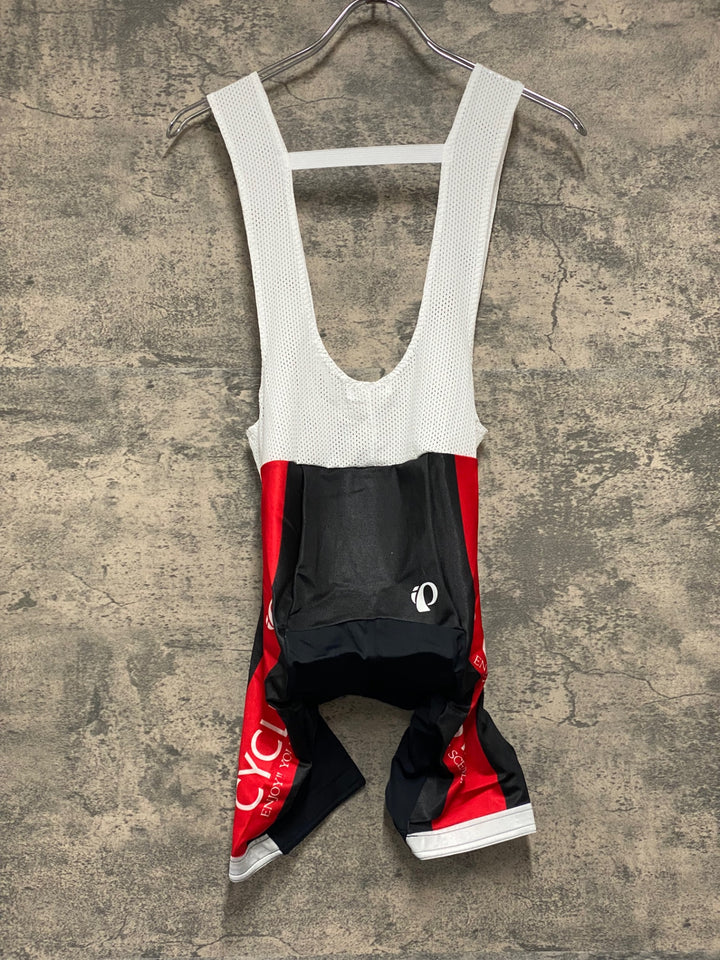 JU066 パールイズミ PEARL iZUMi ビブショーツ 黒 赤 M