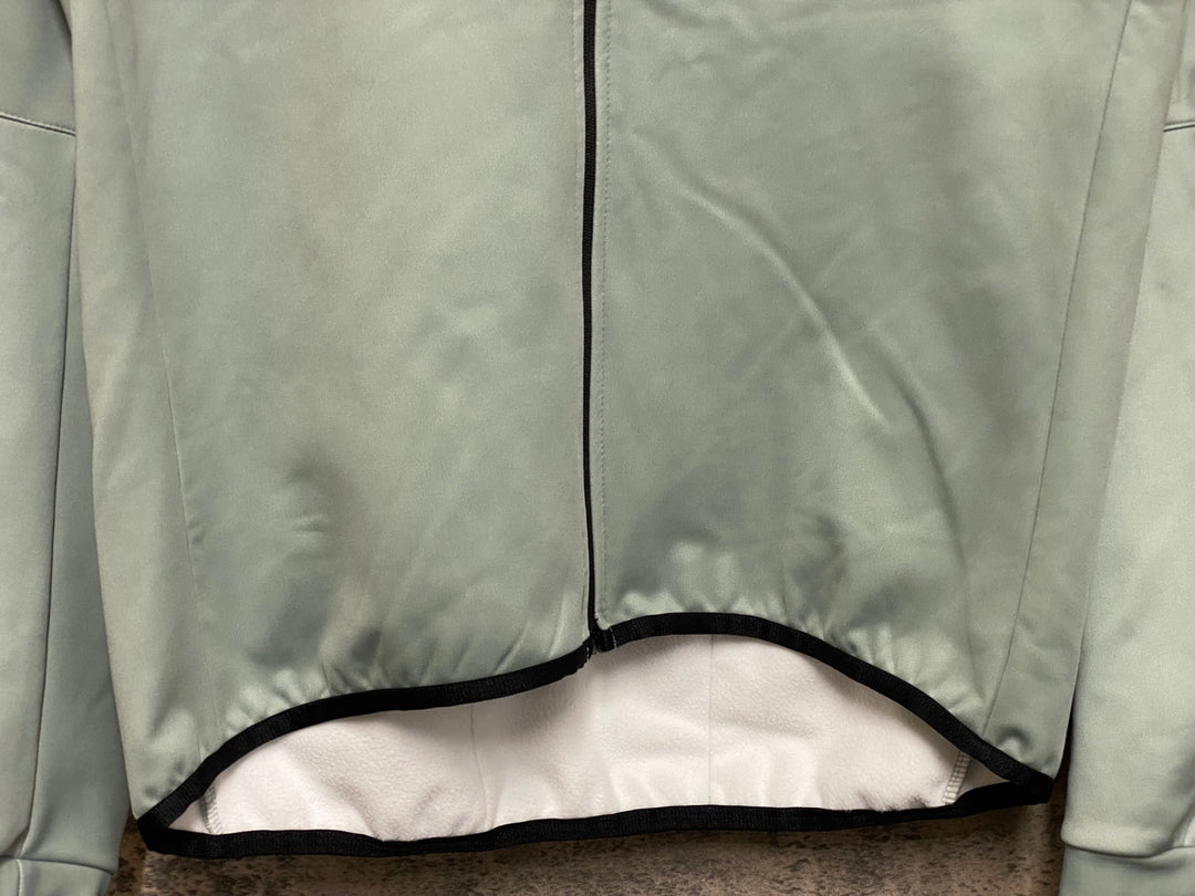 JO061 OSS BIKE WEAR 長袖 サイクルジャケット薄緑 M 裏起毛