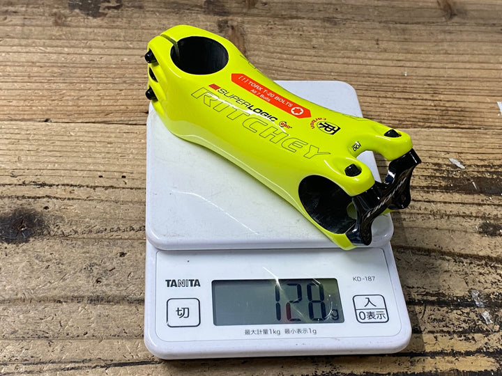 KJ135 リッチー RITCHEY SUPER LOGIC c260 カーボンステム 黄 100mm Φ31.8 OS