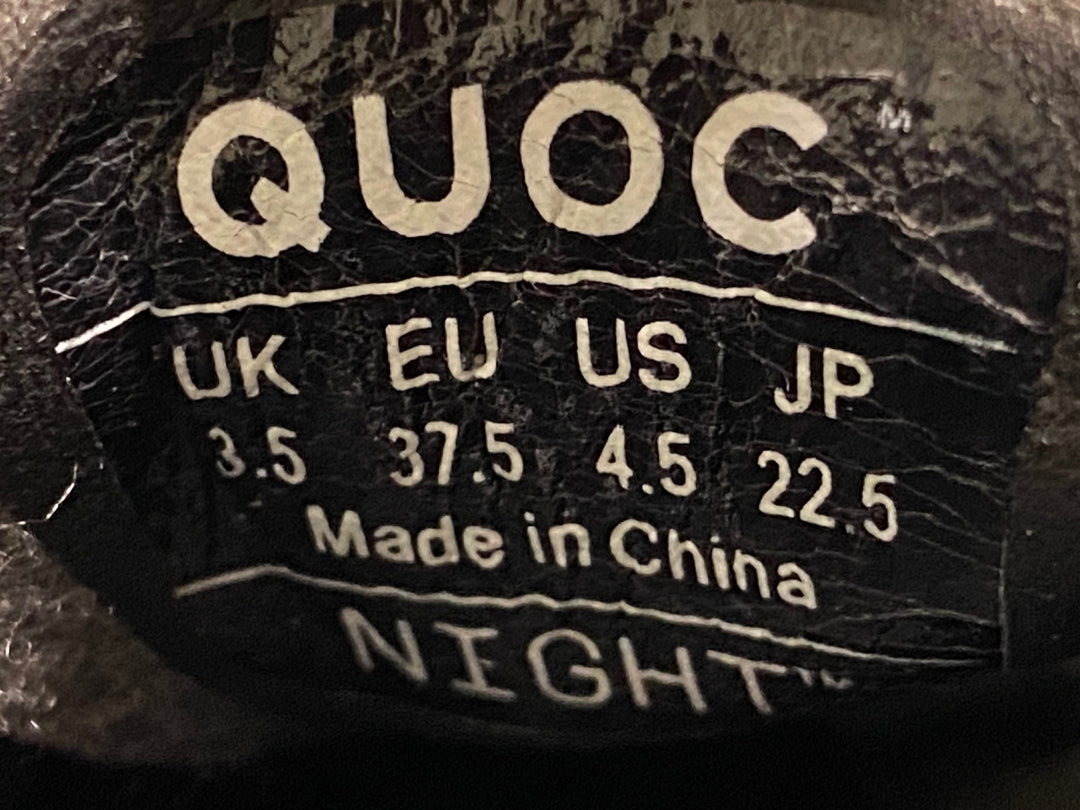 JF629 クオック QUOC NIGHT ビンディングシューズ 黒 EU37.5 3穴