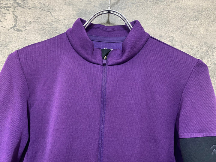 JG322 ラファ Rapha CLASSIC JERSEY Ⅱ 半袖 サイクルジャージ 紫 XS