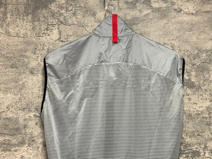 KP869 カステリ CASTELLI サイクルベスト ジレ グレー L