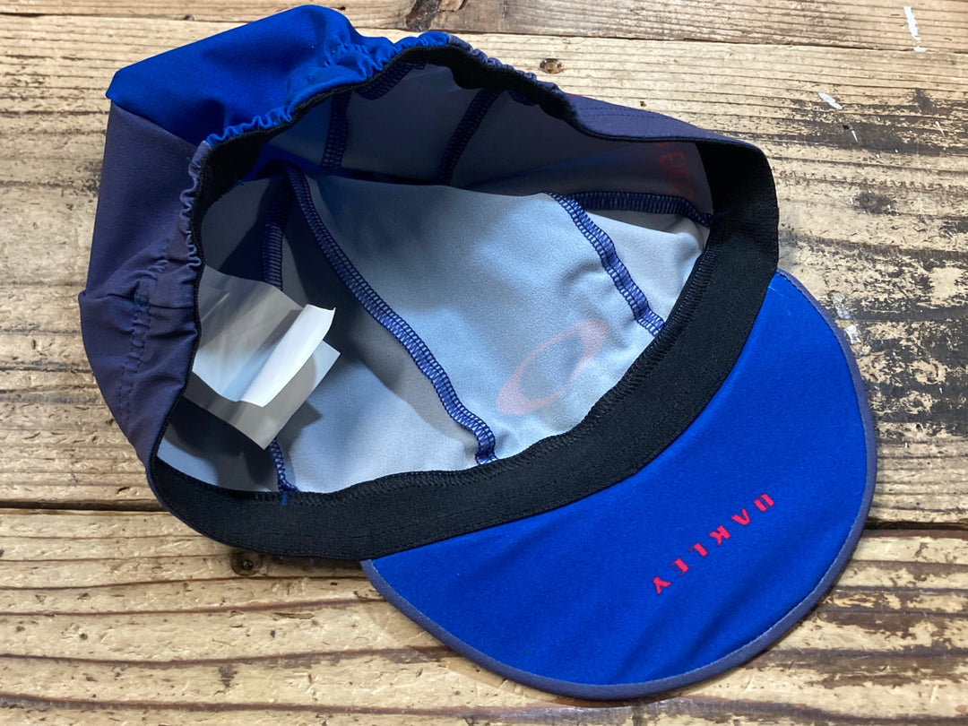KI723 オークリー OAKLEY サイクルキャップ 紺 青 ワンサイズ