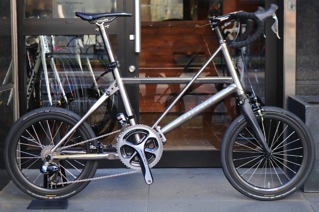 タイレル Tyrell XF 2015モデル シマノ デュラエース 9070 11S Di2 チタン 20インチ ミニベロ 折り畳み 小径車 ロードバイク 【東京南麻布店】