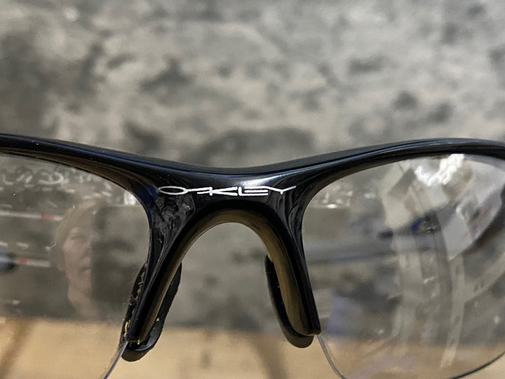 KK044 オークリー OAKLEY ハーフジャケット HALF JACKET アイウェア サングラス 黒 クリアレンズ