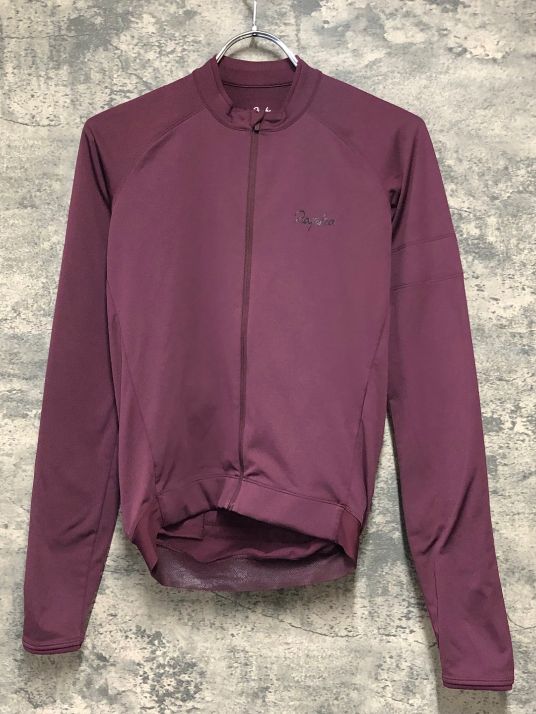 JZ439 ラファ Rapha LONG SLEEVE CORE JERESY 長袖 サイクルジャージ バーガンディ XS