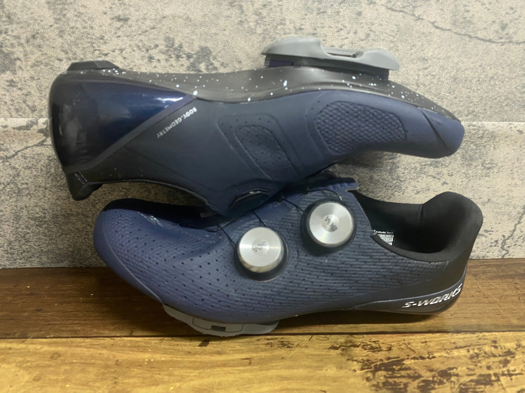 JY149 スペシャライズド SPECIALIZED S-WORKS TORCH ビンディングシューズ 3穴 紺 EU38