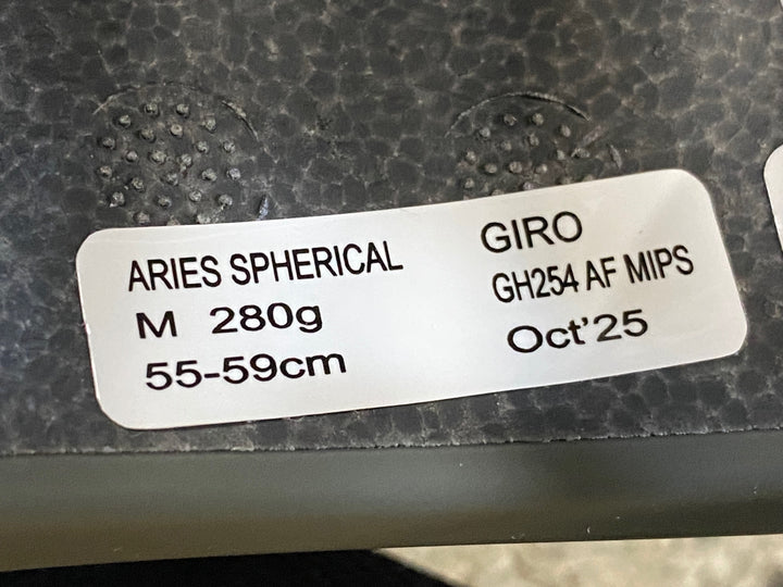 KE429 ジロ GIRO Aries Spherical AF ヘルメット ダークサージ M 55-59cm 2025/10製造