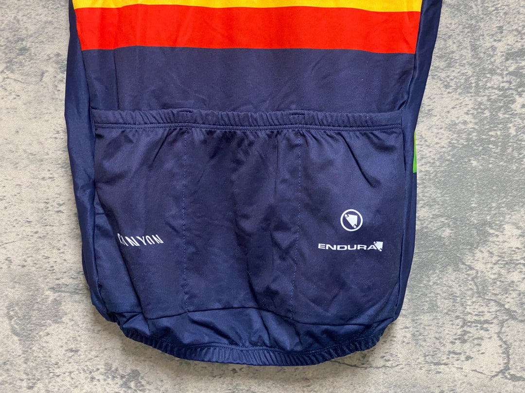 JS495 エンデュラ ENDURA 半袖 サイクルジャージ 濃紺 movistar ※サイズ不明