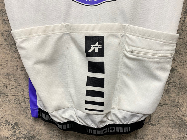 KJ960 アソス ASSOS 半袖 サイクルジャージ 紫 M