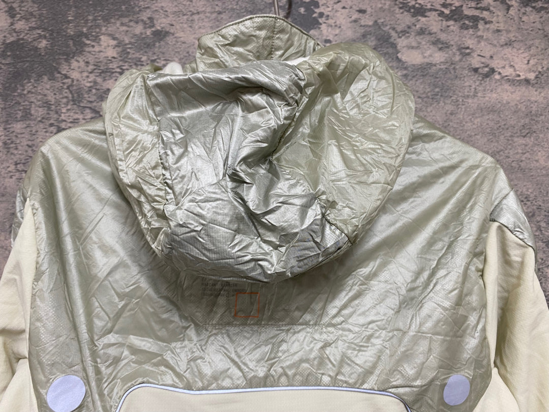 JN365 アタッカー ATTAQUER All Day Anatomic Insulator Jacket - Eggshell 長袖 サイクルジャケット グレー M