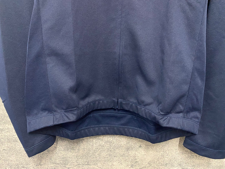 JG707 ルコックスポルティフ le coq sportif 長袖 サイクルジャージ 濃紺 赤 L 裏起毛