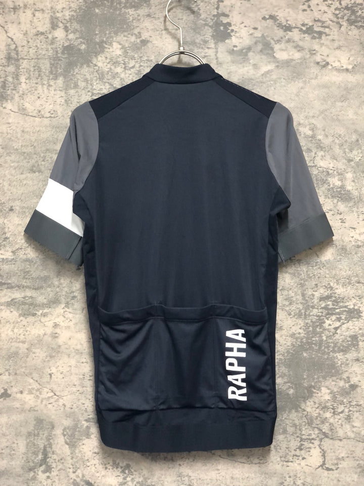 KK261 ラファ Rapha PRO TEAM 半袖 サイクルジャージ 黒 グレー S ※タグカット